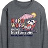 Men's - Peanuts - Hard Work Long Sleeve Graphic T-Shirt - 2 of 4
