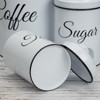 Kitchen Canisters Set, 3 Pcs Vintage Food Storage Containers with Airtight Lids - Farmhouse Coffee Tea Sugar Jars for Countertop - 3 of 4
