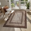 Braided Print Area Rug - 100% Polyester, 350gsm Pile Weight, TPR Non-Slip Backing, Washable, Farmhouse Design, Multiple Sizes - 3 of 4