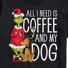 Men's - Dr. Seuss - The Grinch and Max All I Need Is Coffee and My Dog Short Sleeve Graphic T-Shirt - 2 of 4