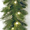 National Tree Company Pre-Lit Artificial Christmas Garland, Green, Winchester Pine, White Lights, Plug In, Christmas Collection, 9 Feet - 3 of 4