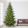 Puleo 10' Pre-Lit Artificial Hillside Spruce Tree - 2 of 4