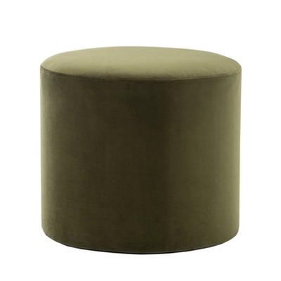 19" Round Pouf Ottoman - WOVENBYRD