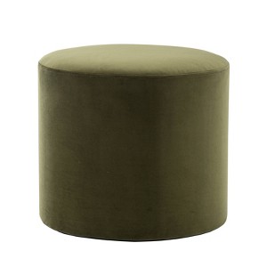 19" Round Pouf Ottoman - WOVENBYRD - 1 of 4