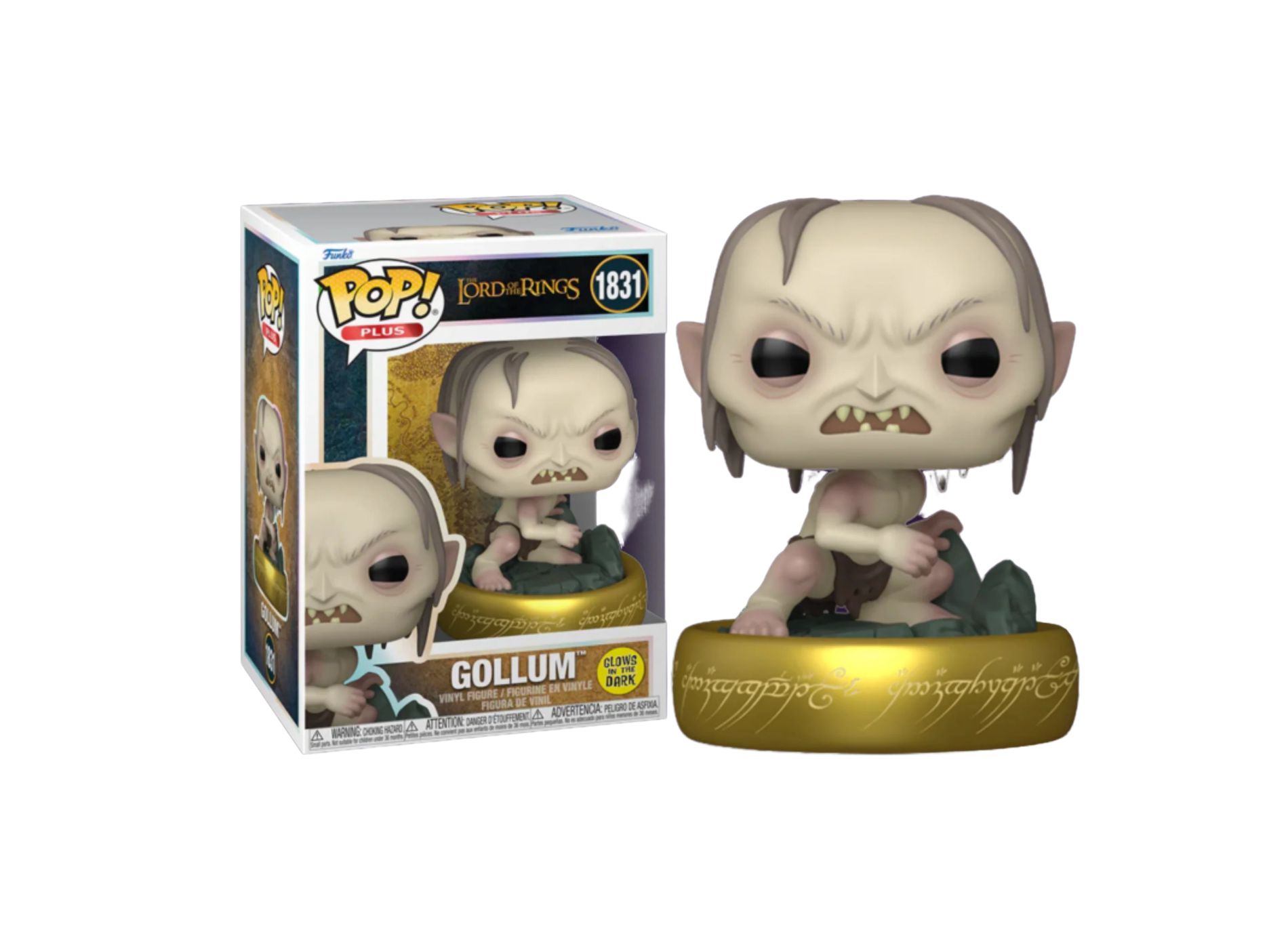 Funko Pop! Lord of the Rings: Gollum #1831 Glow in the Dark