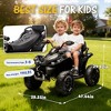JOYRACER 24V Kids Ride-On ATV Toys,  Extra Large Electric 4-Wheeler Cars W/Remote, Storytelling function, Music, Bluetooth, USB & MP3 for Kids - 3 of 4