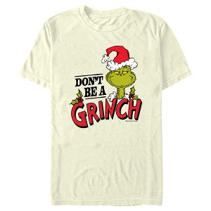 Men's Dr. Seuss Christmas Don't Be a Grinch T-Shirt - 1 of 4