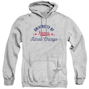 University of Illinois Chicago Official Flames Adult Pull-Over Hoodie - 1 of 4