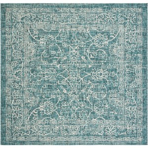 Courtyard CY8680 UV & Stain Resistant Non-Shedding Power Loomed Indoor/Outdoor Rugs - Safavieh - 1 of 4
