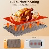 ZAFRO Warming Mat for Food,3-Temp Electric Warmer (140/176/212°F), 250W Low Energy, Auto Shut-Off & Child Safety Lock, Portable Roll-Up Silicone - 3 of 4