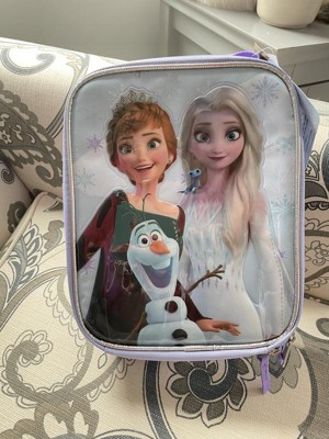Lunch Bag - Disney - Frozen Pink Purple Anna and Elsa Kit Case New 622060