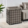 Laundry Hamper, 23.8 Gal. (90L) Laundry Basket, Collapsible Clothes Hamper, Removable and Washable Liner for Bedroom Bathroom - 3 of 4