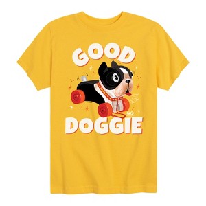 Boys' - Fisher Price - Good Doggie Boston Terrier Short Sleeve Graphic T-Shirt - 1 of 4