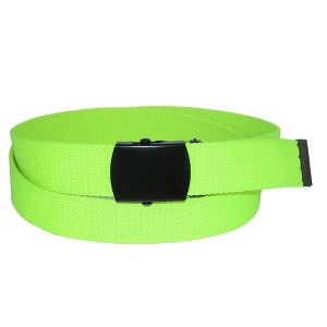 CTM  Adjustable Neon Fabric Web Belt - 1 of 4