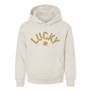 The Juniper Shop Lucky Arched Distressed Youth Graphic Hoodie - 1 of 4