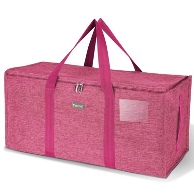 HOMLUX Extra Large Oxford Storage Tote Bag with Zipper, Washable &  Foldable