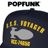 Star Trek: Voyager (Series) Star Trek Voyager Ncc-74656 Foam Trucker Cap Navy - 4 of 4