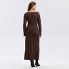 Women's Ribbed Flare Midi Dress - A New Day™ - 2 of 3