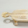 VIP Wood 22 in. White Carved Display Tray - 4 of 4
