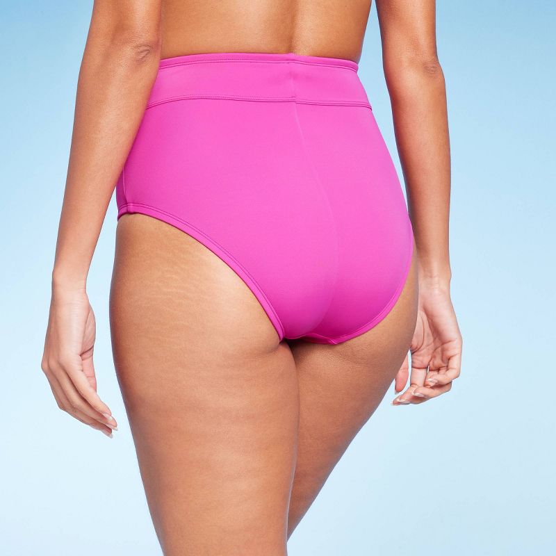 Women's Full Coverage Tummy Control High Waist Bikini Bottom - Kona Sol™, 2 of 10