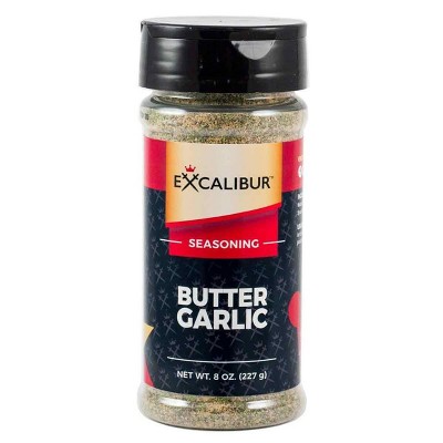 Excalibur Seasoning Butter Garlic Seasoning - 8oz Shaker Bottle