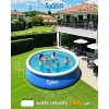 Sunrio Inflatable Above Ground Pool –  Round Family Pool for Backyard Fun Blue - 3 of 4