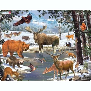 Larsen Nordic Animals 54 Piece Children's Jigsaw Puzzle - 1 of 3