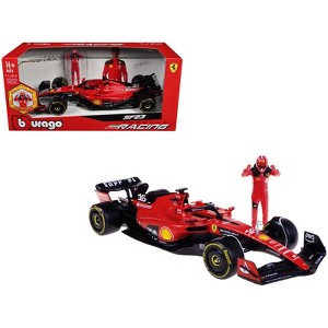 Ferrari SF-23 #16 Charles Leclerc "F1 World Championship" (2023) with Driver Figure 1/24 Die Cast Model Car by Bburago - 1 of 4
