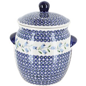 Blue Rose Polish Pottery P067 Manufaktura Medium Canister - 1 of 1