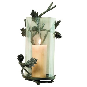 SPI Home Pinecone Wall Sconce – Rustic Metal Woodland Wall Light Fixture, 18" Tall Nature-Inspired Sconce for Cabin or Lodge Decor - 1 of 4