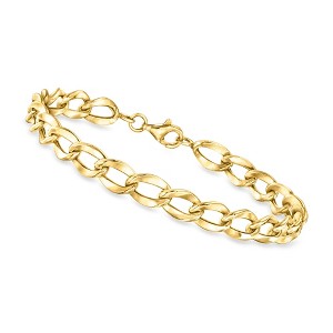 Ross-Simons 10kt Yellow Gold Curb-Link Bracelet - 1 of 3