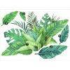 Watercolor Tropical Leaves Peel and Stick Giant Wall Decal - RoomMates: Vinyl Botanical Modern Decor for All Ages - 2 of 3