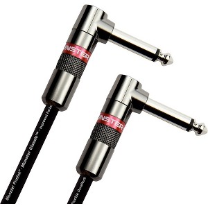 Monster Cable Prolink Classic Instrument Cable Right Angle to Right Angle 8 in. Black - 1 of 4