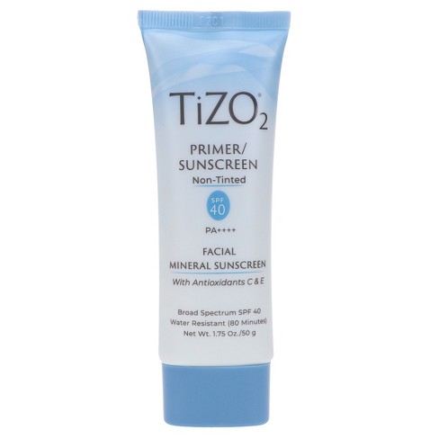 Tizo 2 Facial Mineral Primer/sunscreen Spf 40 Water Resistant 1.75 Oz ...