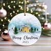 Merry Christmas Ornaments 2025, Two-Sides Printed Ornament for Xmas Tree - 4 of 4