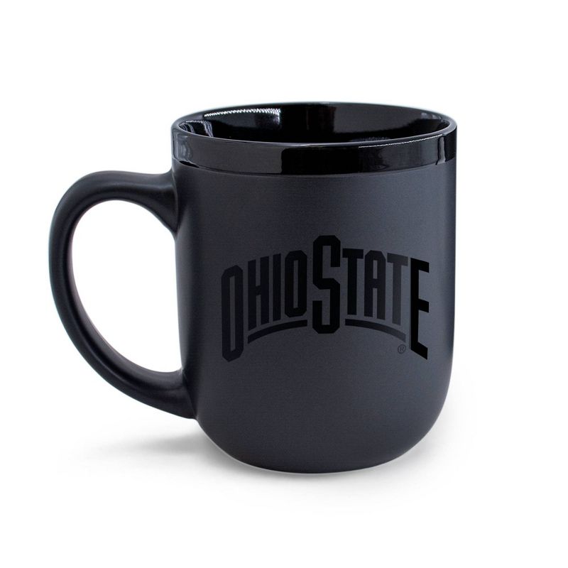 NCAA Ohio State Buckeyes 12oz Ceramic Coffee Mug - Black, 2 of 4
