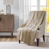 Gracie Mills Salvatore Oversized Stitched Scalloped Edges Throw Blanket - 2 of 4