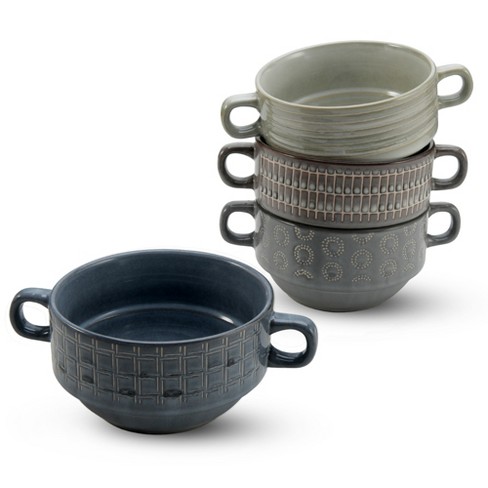 Kook Ceramic Soup Mugs With Lids, 18 Oz, Set Of 2 : Target