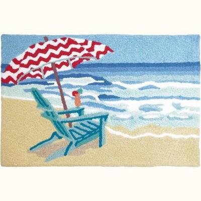 Jellybean Modern Indoor/Outdoor Mat Home Comfort Mai Tai Rugs 20" X 30" Rectangle