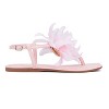 New York & Company Big Flower Women's T-Strap Sandal - 2 of 4