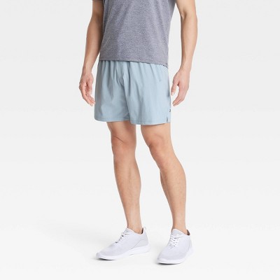 Men's Stretch Woven Shorts 7" - All In Motion™ Grit Gray L