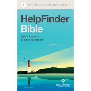 Helpfinder Bible Nlt, Filament Enabled (Hardcover, Red Letter) - by  New Living Translation - 1 of 1