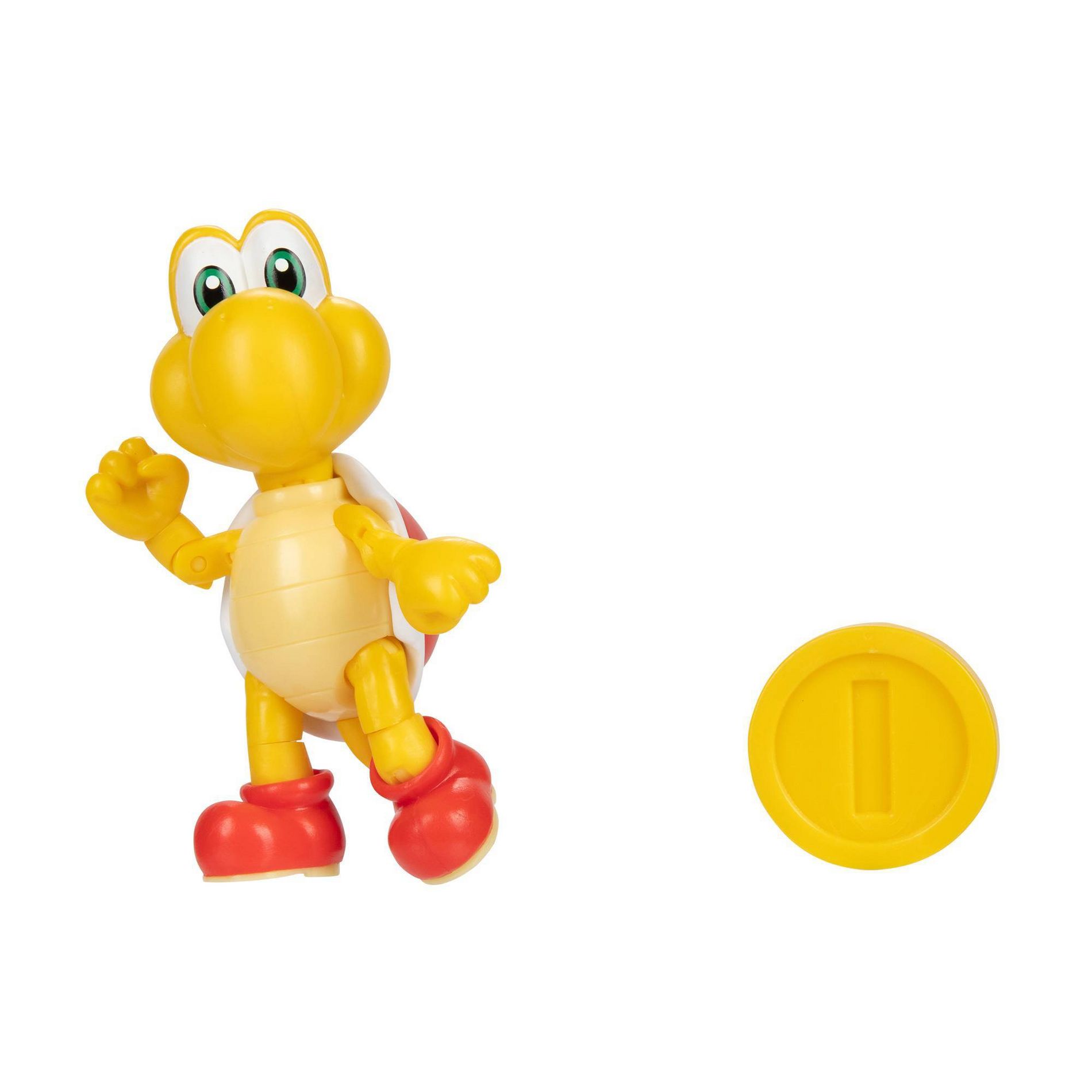 Nintendo Super Mario 4" Red Koopa Troopa with Coin Action Figure