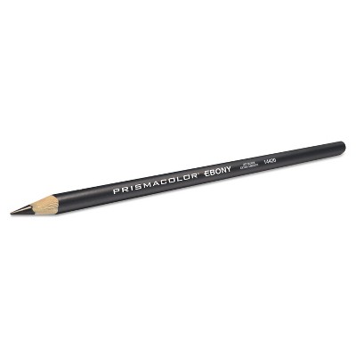 Prismacolor Design EBONY Sketching Pencil Black Matte Dozen 14420