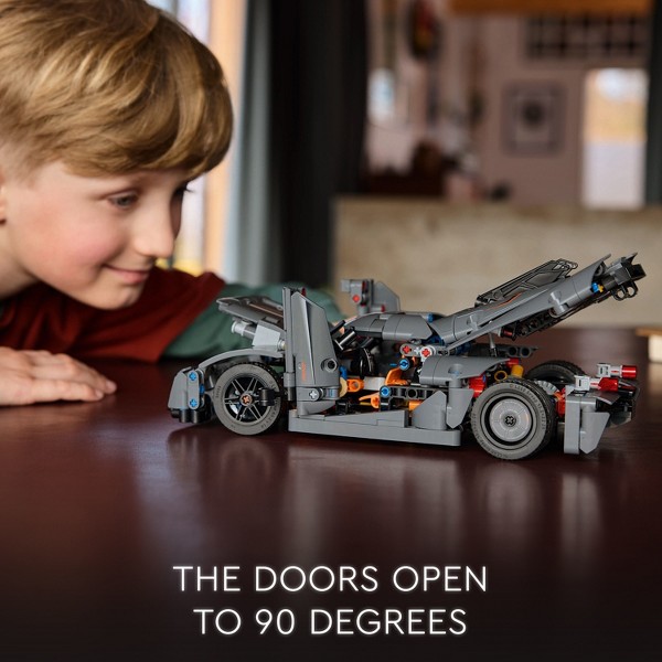 LEGO Technic Hypercar Koenigsegg Jesko Absolut Gris Juguete de construcción de autos deportivos 42173 4
