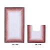 Torrent Collection 2 Piece 100% Soft Cotton Tufted Weave Bath Rug Set, Ombre Pattern, Super Soft & Absorbent, Machine Washable Bathroom Mats - 2 of 4