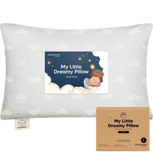 KeaBabies Toddler Pillow - Soft Organic Cotton Kids Pillows for Sleeping - Travel Pillow for Kids Age 2-5 - 1 of 4
