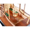 Hemingway Pilar Fishing Boat Model & Black/Green Polo Shirt Combo By Old Modern Handicrafts - 4 of 4