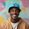 Dalix Giant Lizard Zilla Embroidered Cotton Dad Hat Baseball Cap Adjustable Glow in the Dark Mens - 3 of 4