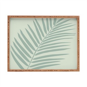 Daily Regina Designs Palm Leaf Sage Rectangular Tray - Deny Designs - 1 of 2